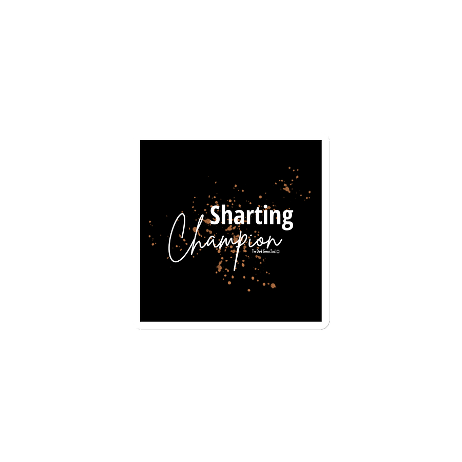 Sharting Champion White - Magnet product image (1)