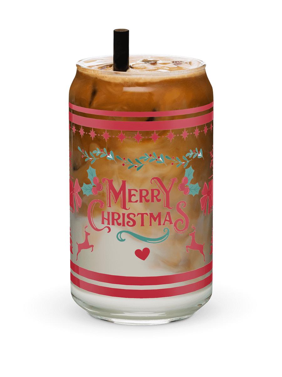 Merry Christmas, Holiday Wishes Glass Tumbler product image (8)