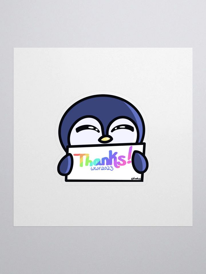 Thank you Sticker (WWF2023) product image (1)