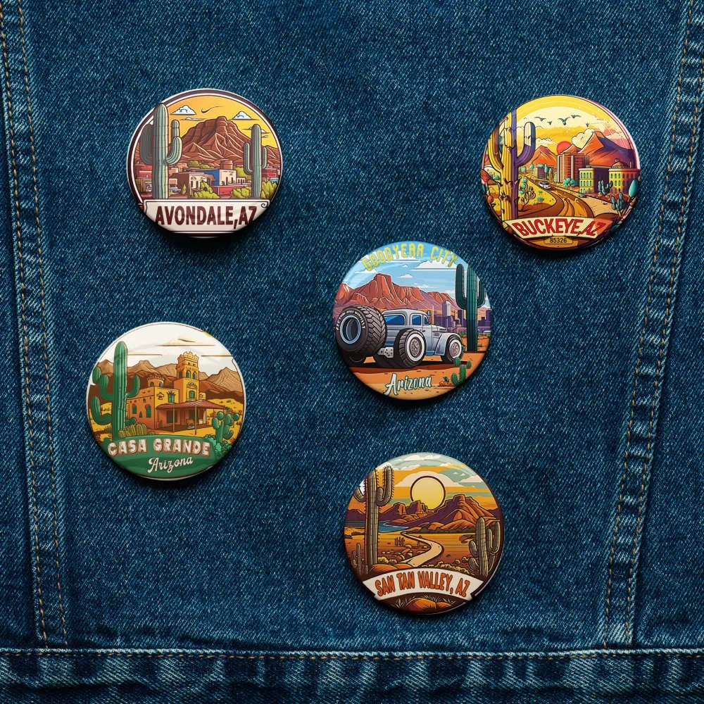 Arizona State - Set Of 5 Pins product image (11)