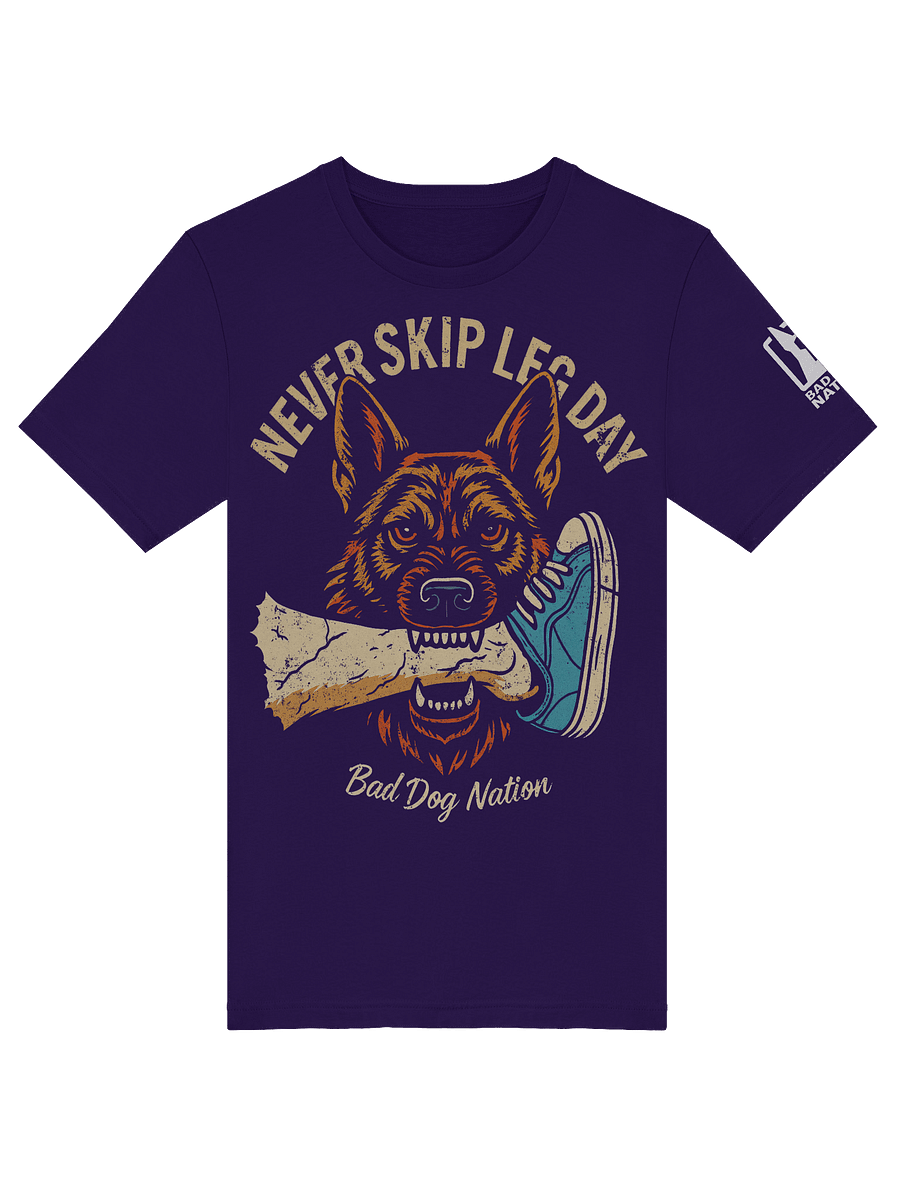 Never Skip Leg Day - PREMIUM ADULT UNISEX T-SHIRT ***NEW LARGER PRINT product image (1)
