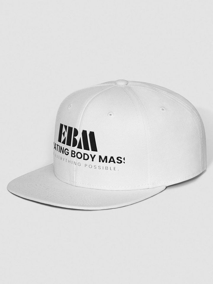 EBM Snap Back Cap (Black Logo) product image (2)