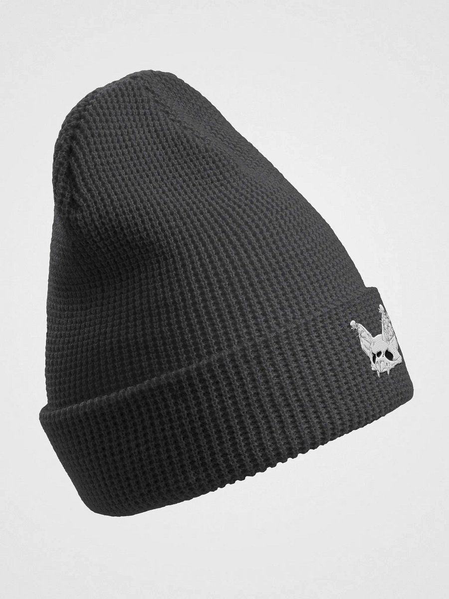 Bat Skull Waffle Beanie product image (3)