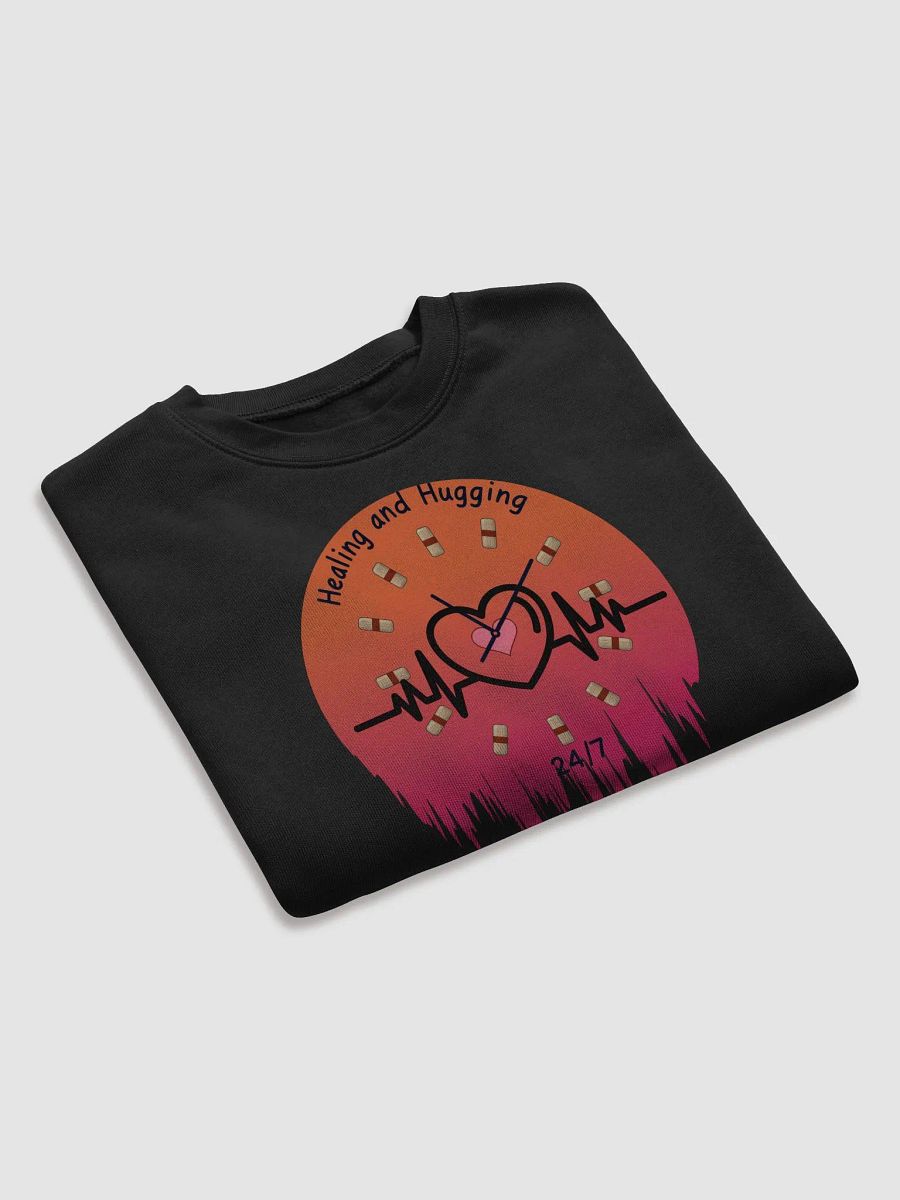 Healing Heartbeat Crop Sweatshirt product image (32)