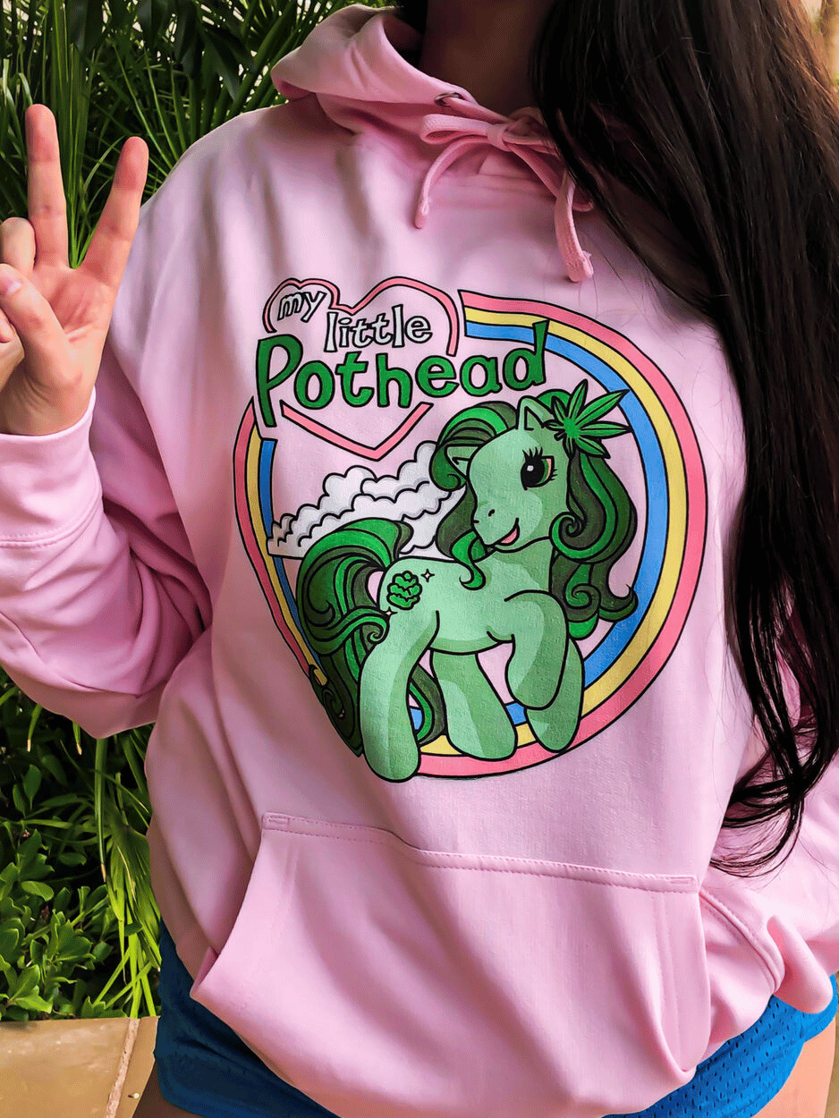 Little Pothead Cannabis Hoodie product image (3)
