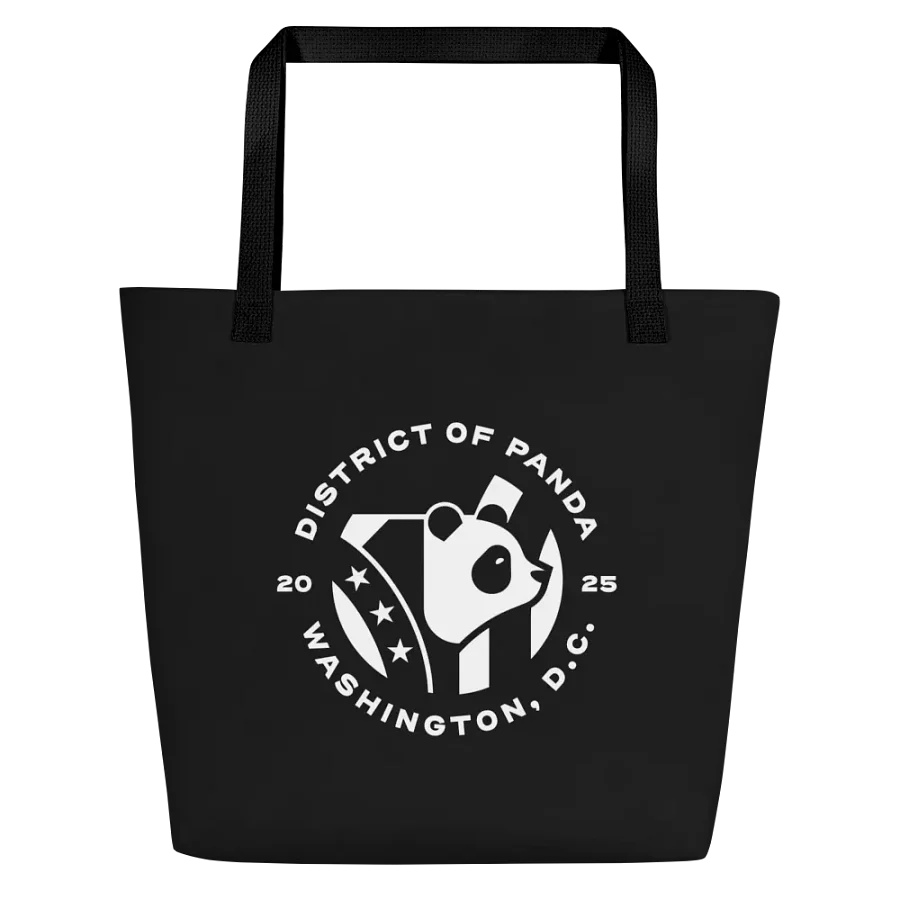 District of Panda Large Tote Image 2