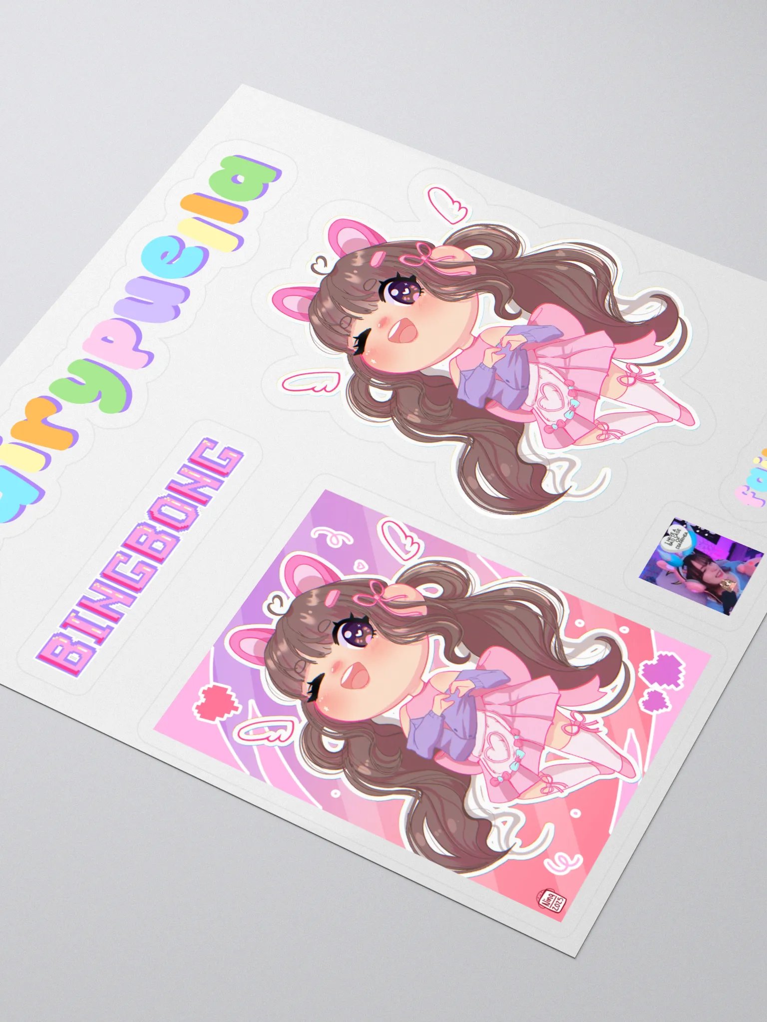Fairy Puella Kiss Cut Stickers product image (3)