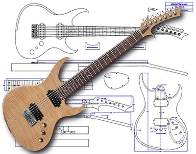 Apollyon 7 String Electric Guitar Plan product image (1)