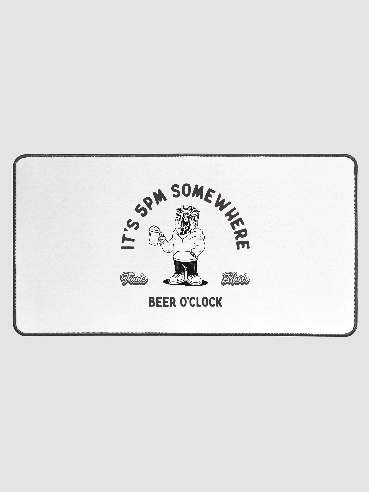 Its 5 PM Somewhere Desk Mat Large print product image (1)