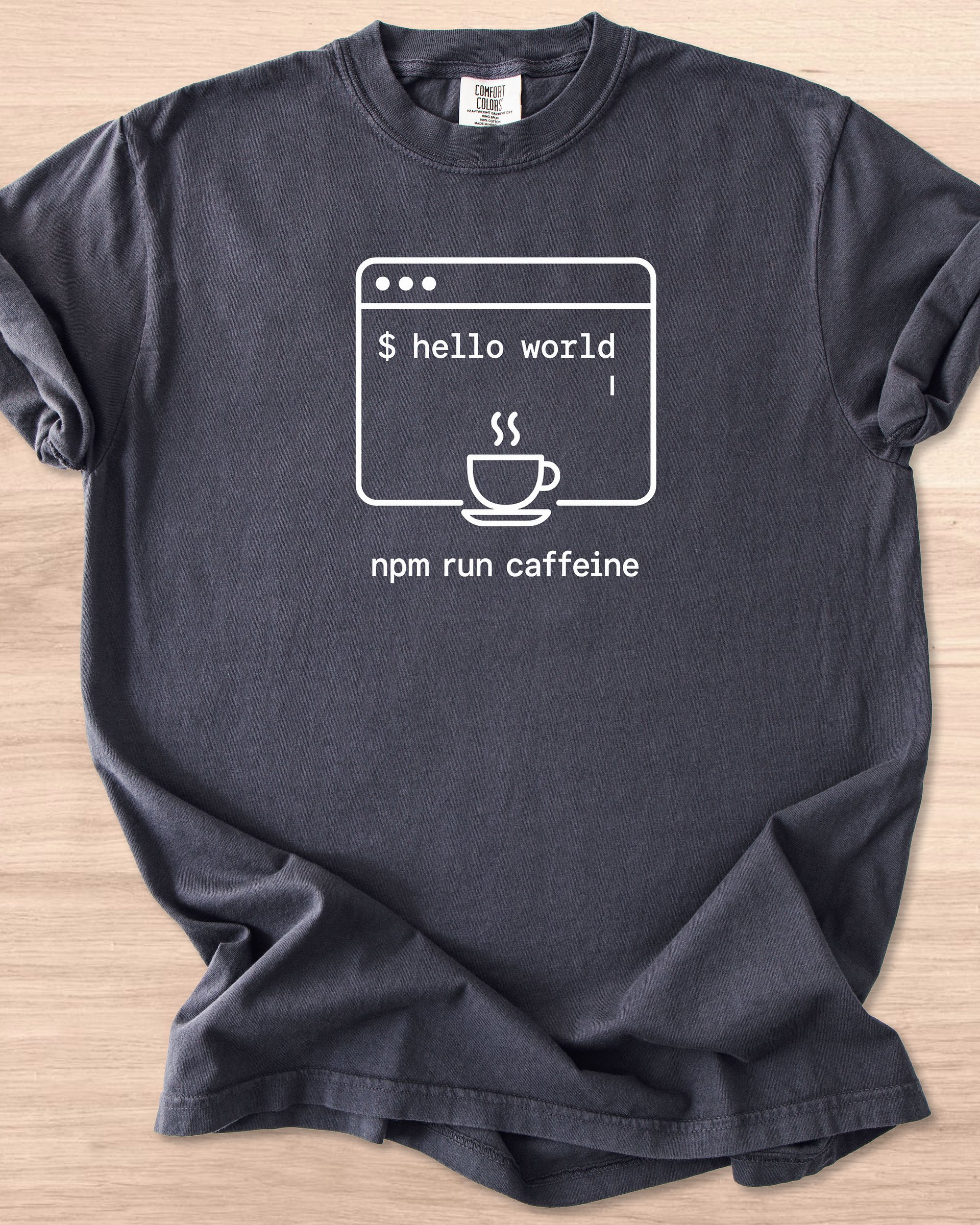 npm run caffeine Tee product image (37)