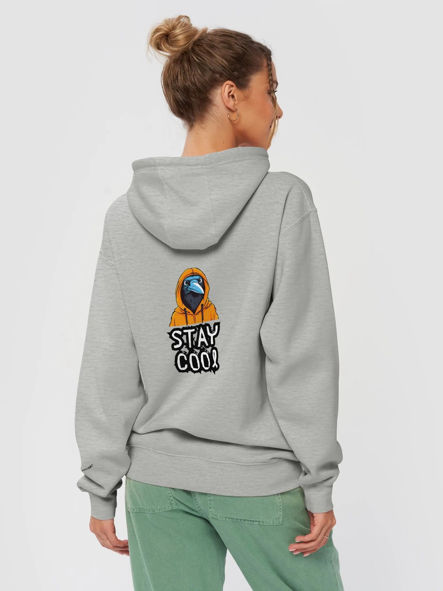 ✨ Lane Seven Premium UNISEX Pullover Hoodie - Stay Cool Crow 💀 product image (2)