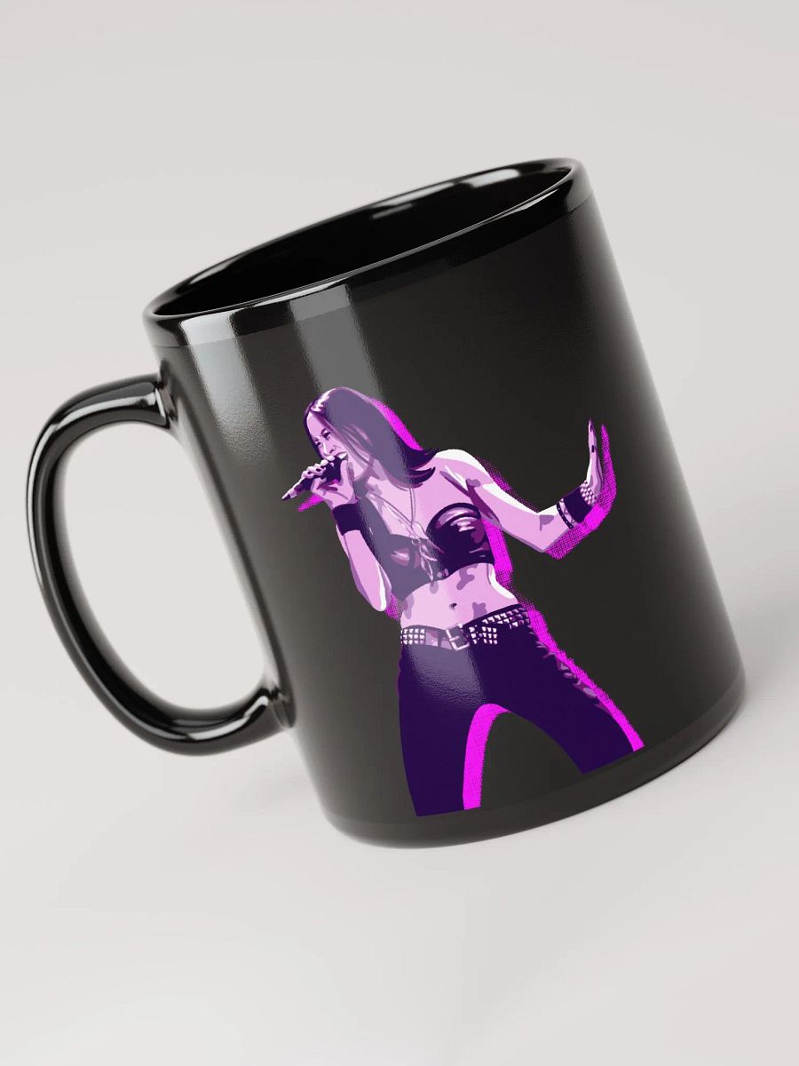 Joyce Lee Purple Graphic Mug (Black) product image (3)