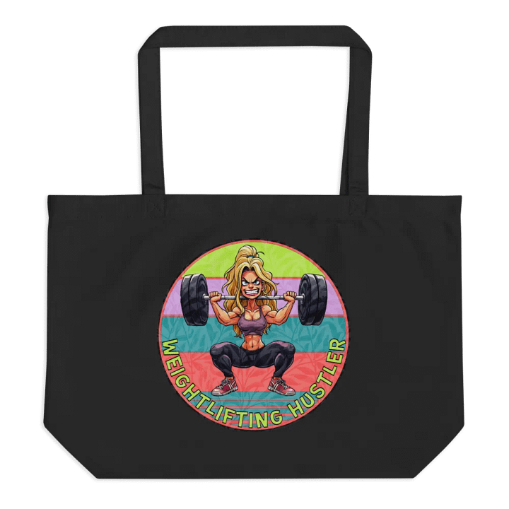 Weightlifting Hustler Female Strength Organic Tote product image (1)