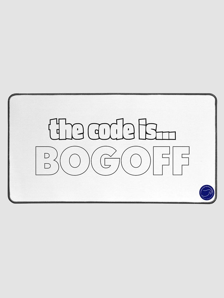 BOGOFF Logo Desk Mat product image (1)