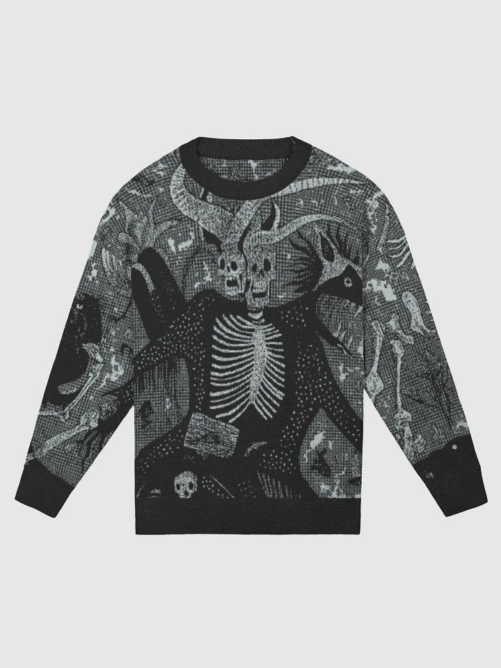 Thriheaded Demon Beast from HELL - Black White product image (1)
