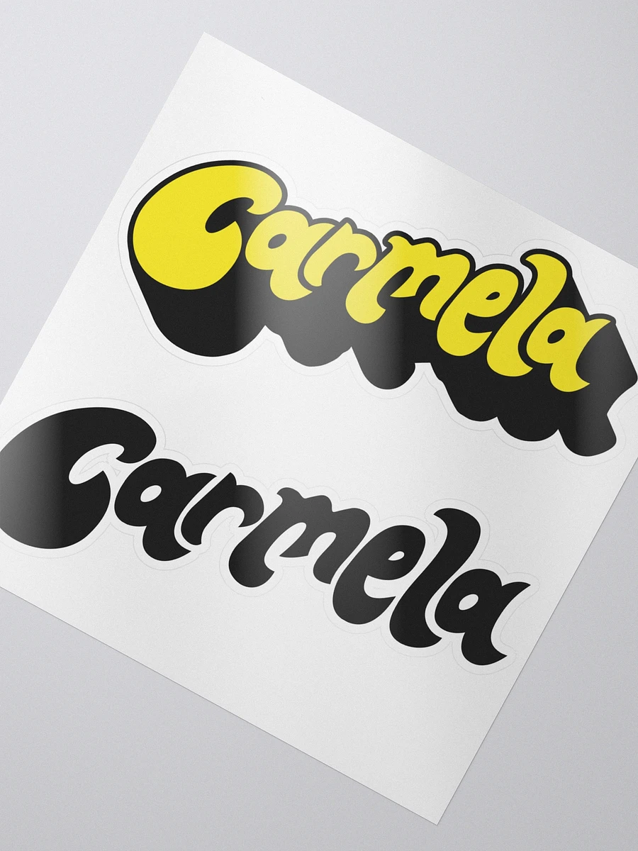 Carmela Logo Stickers product image (3)