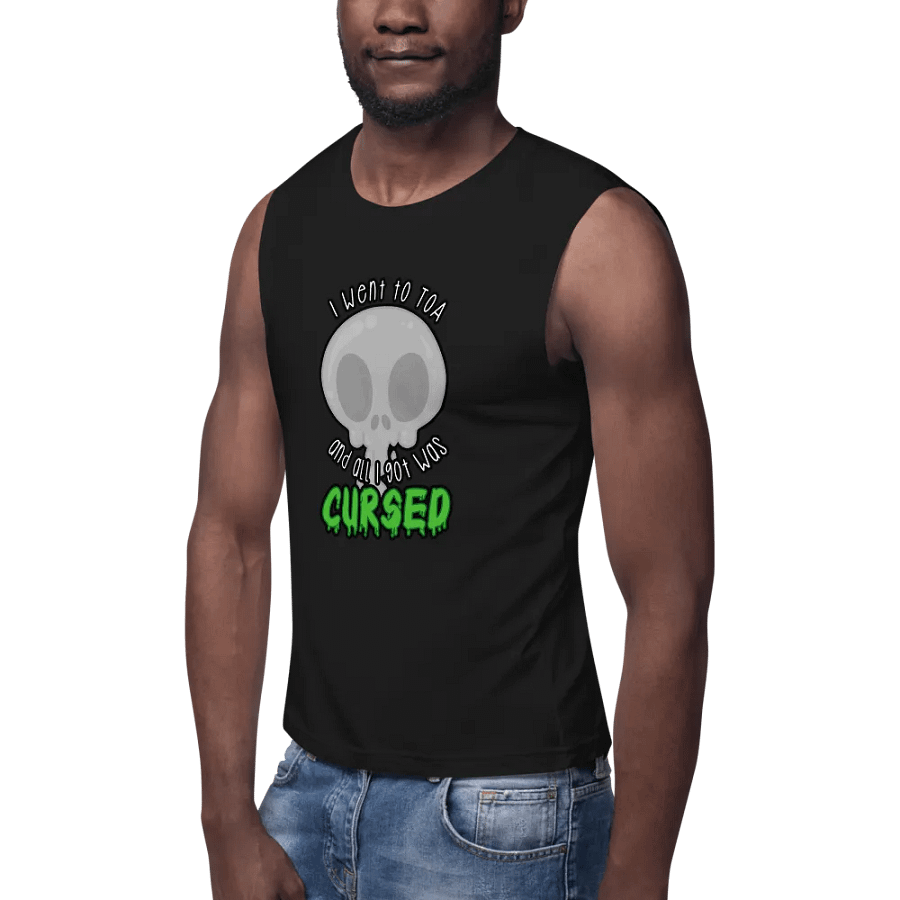 All I Got Was Cursed - Priest - Men's Style Muscle Tank product image (7)