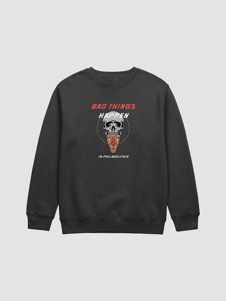 Skull Slice Pizza Graphic Sweatshirt product image (1)