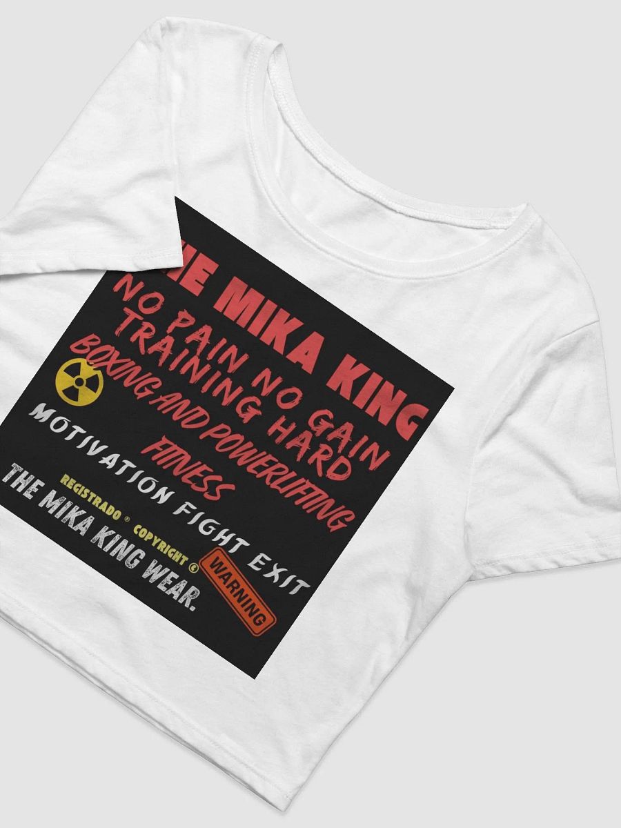Camiseta corta para mujer sport Urban para gimnasio crossfit de The Mika King Wear. product image (3)