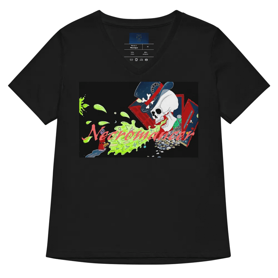 Necromancer's Whimsy Relaxed V-Neck Tee for Women product image (5)