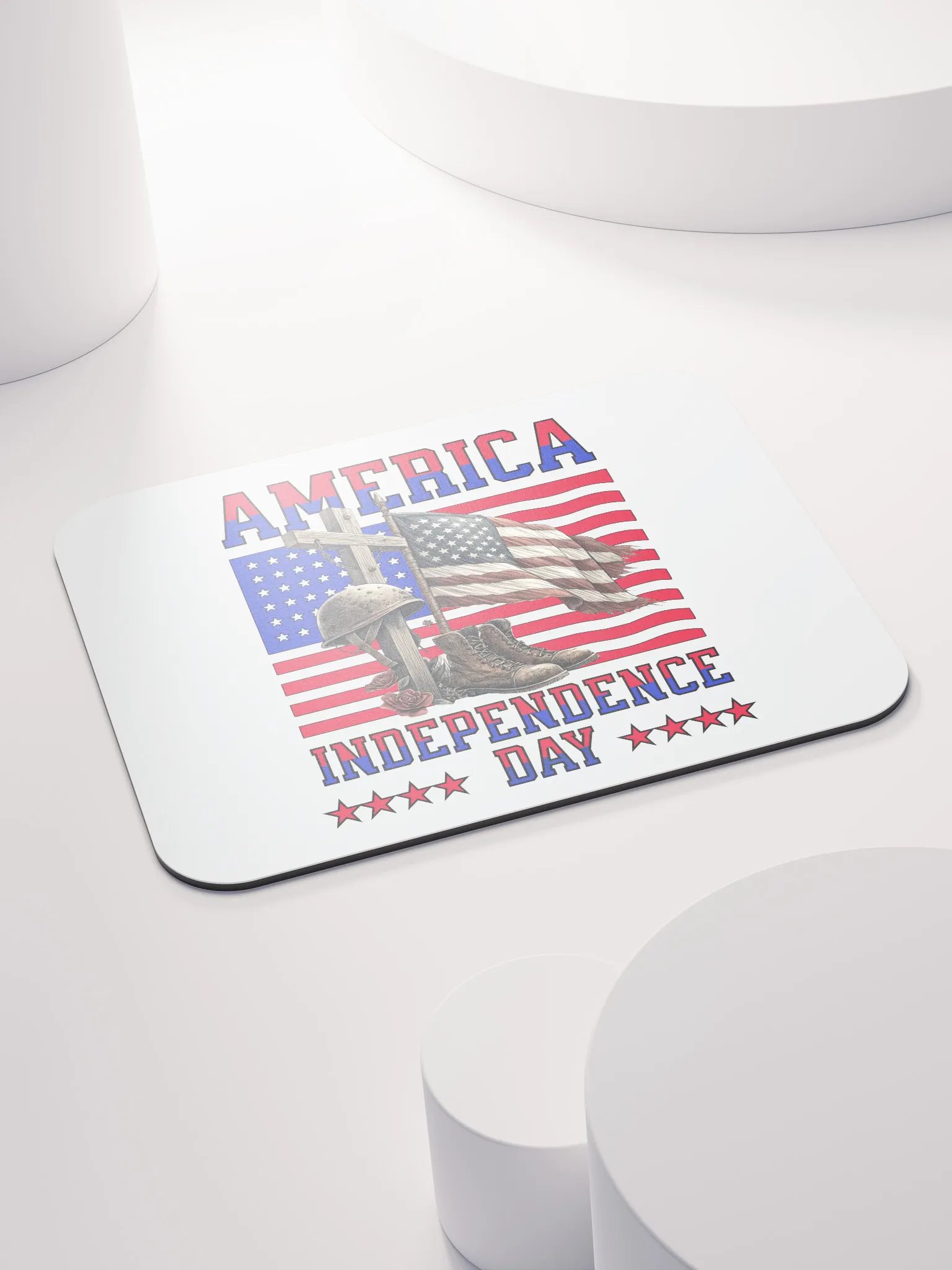 America Independence Day Patriotic Tribute Mouse Pad product image (4)