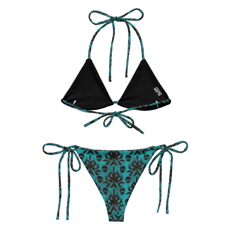 Gothic 2A String Bikini - Teal product image (4)