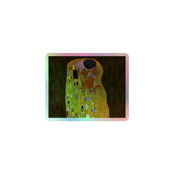The Reluctant Kiss Holo Sticker product image (1)