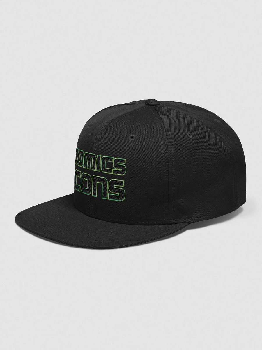 Iconic Black/Green Logo Snapback Cap product image (9)
