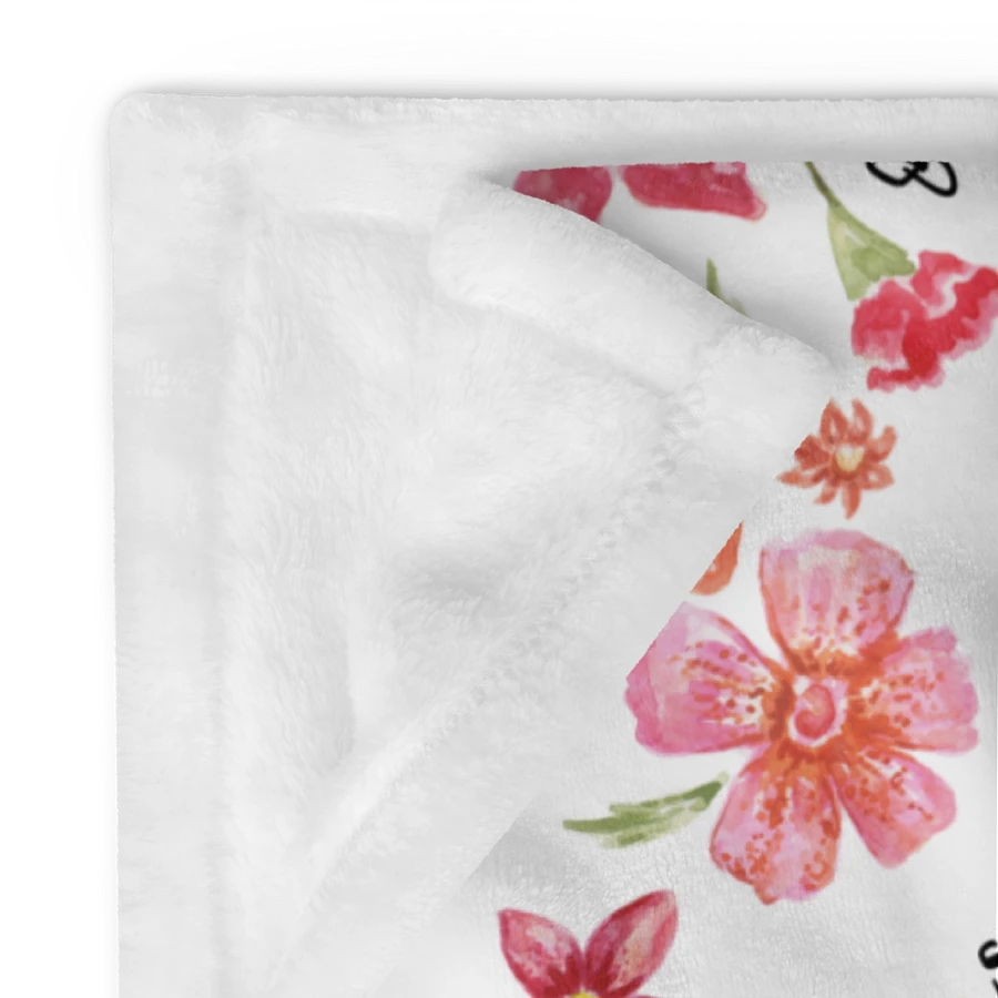 White Floral Names Of God Blanket product image (13)