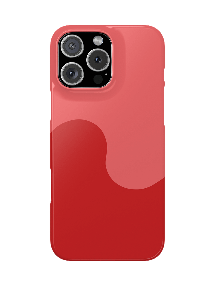 Red Lipstick Minimal Wave iPhone Case product image (13)