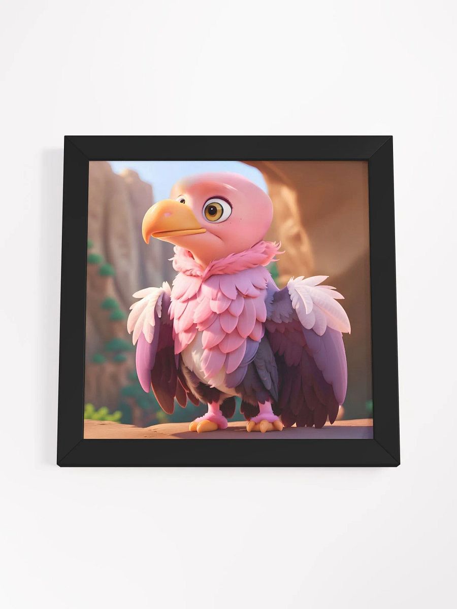 Endangered Species - Mexico - California Condor Eco-Friendly Ayous Wood Framed Poster product image (4)