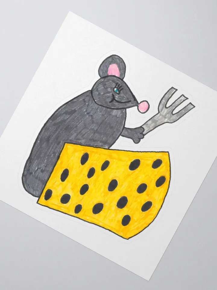 Cheese mouse sticker product image (2)