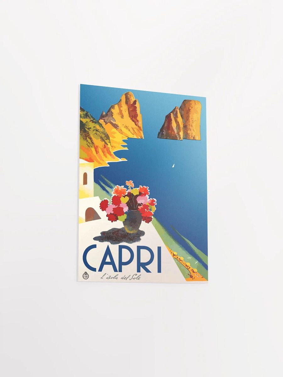 Capri - L'Isola del Sole, Italy (ENIT, 1952) — retro vintage travel poster, vintage travel art, propaganda poster product image (9)