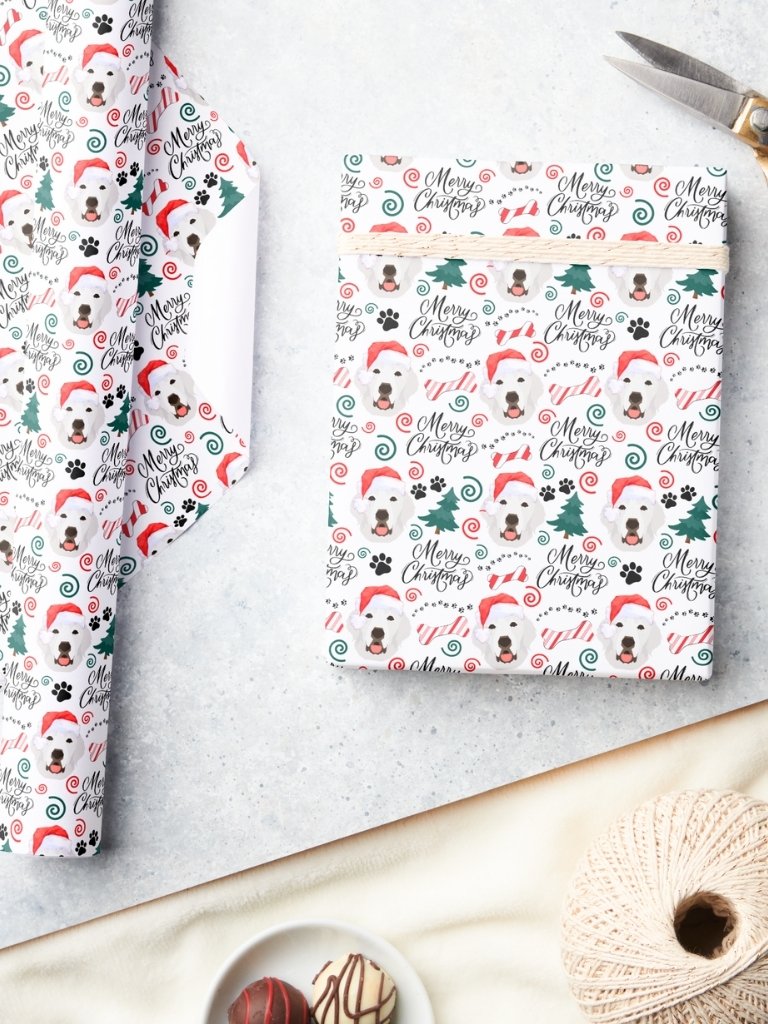 Great Pyrenees Christmas Gift Wrapping Paper product image (3)