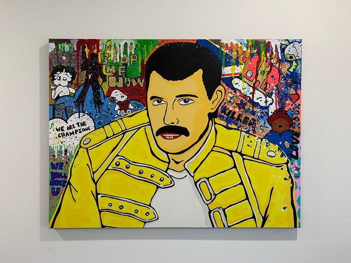 Freddie - Mixed media original product image (1)