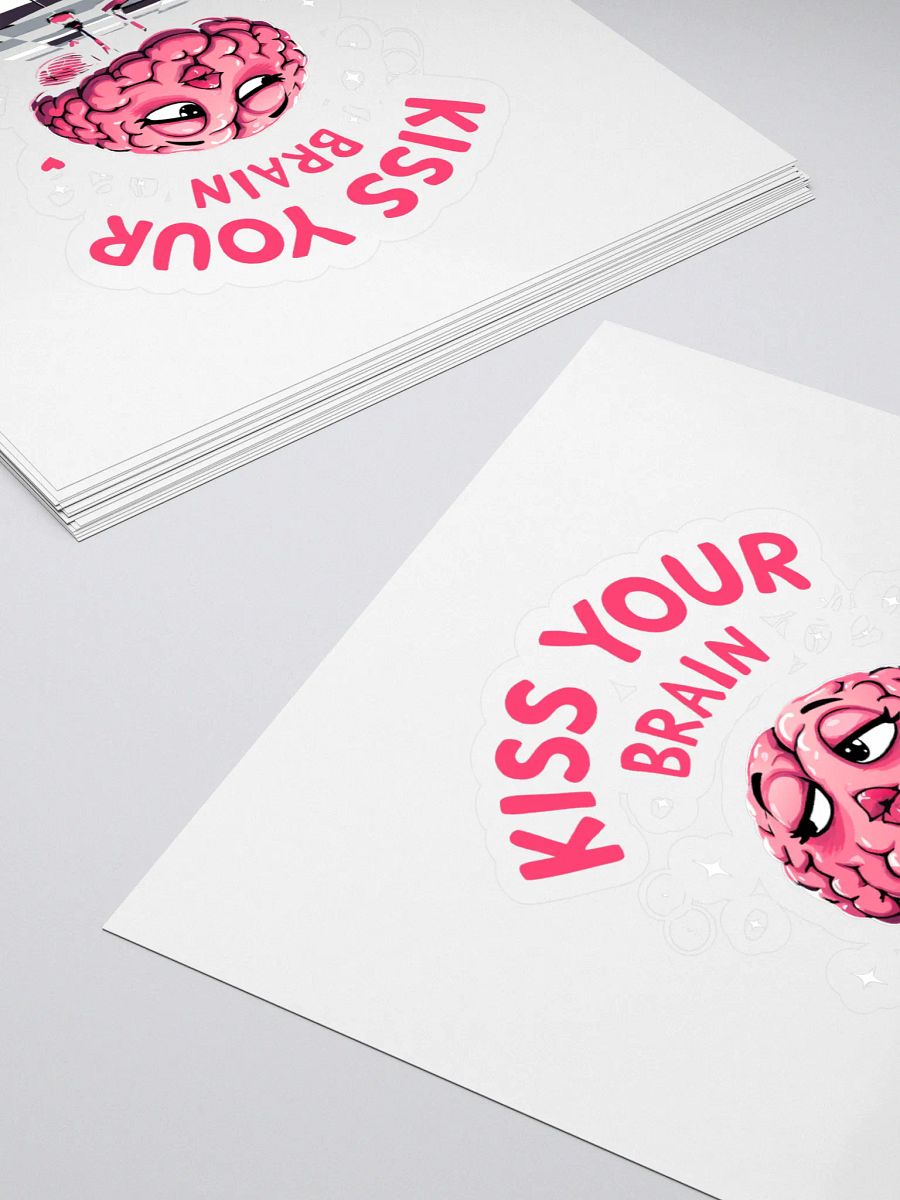 Kiss Your Brain Vinyl Stickers product image (4)