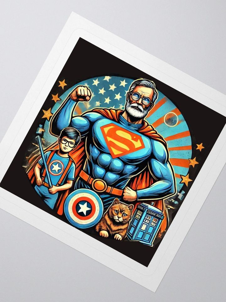 Superhero Family Kiss Cut Stickers Set product image (4)