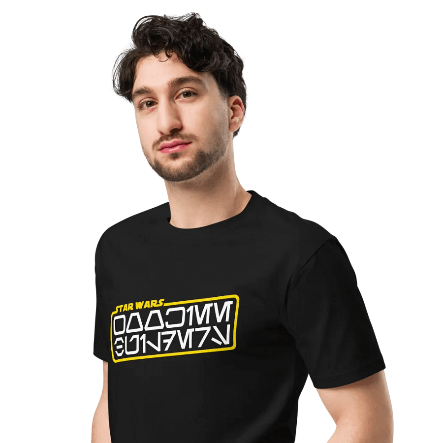 Wookiee Builders Logo T-Shirt (Unisex/Aurebesh) product image (4)