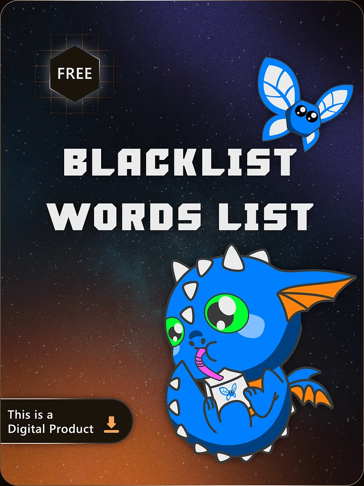 Blacklist Word Collection product image (1)