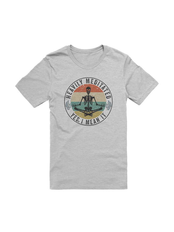 Heavily Meditated Skeleton T-Shirt product image (1)