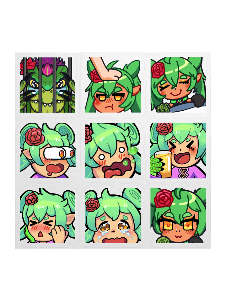 Emote Sticker Sheet product image (1)