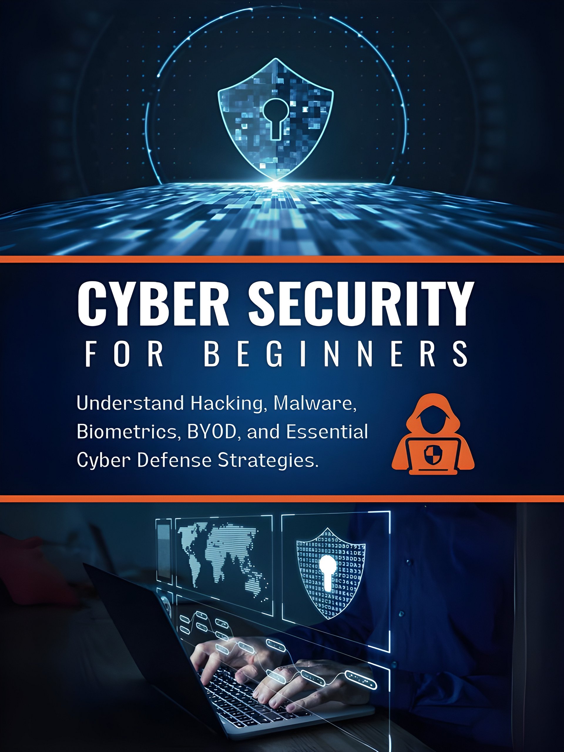 Cyber Security for Beginners: Your Essential Guide: Understand Hacking, Malware, Biometrics, BYOD, and Essential Cyber Defense Strategies product image (1)