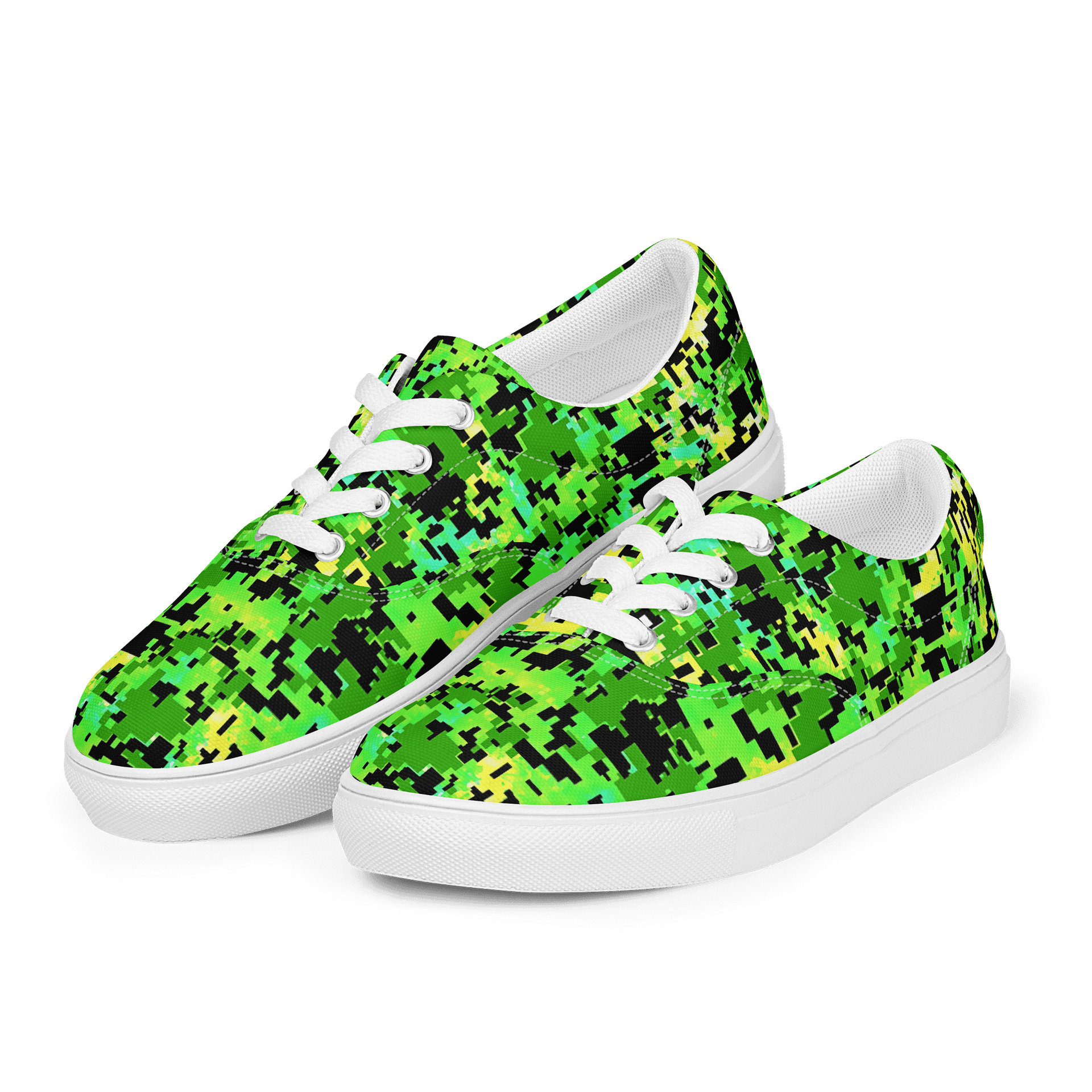 Pixel Camo Men's Canvas Sneakers product image (3)