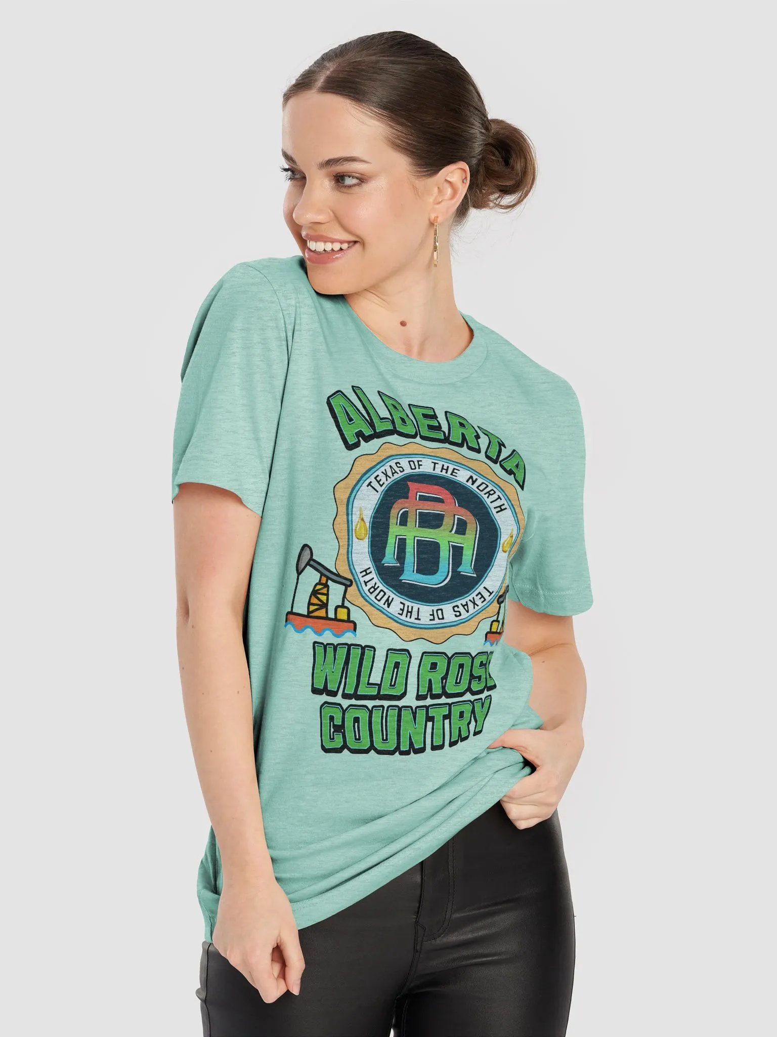 Alberta Wild Rose Country T-shirt product image (5)