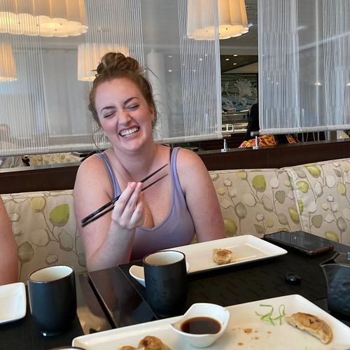 Learning how to use chopsticks brings the best out of me 🤣❤. MamaDirkss snapped this photo of me on our weekend family trip a...