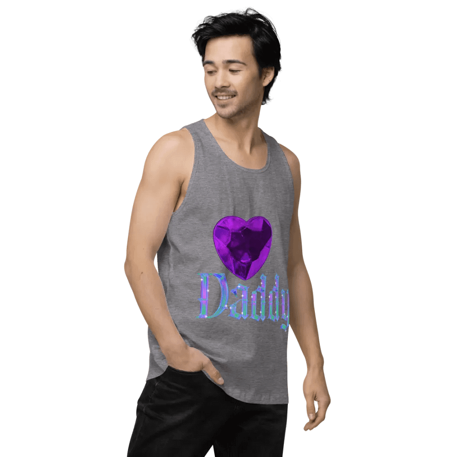 Daddy Gem Printed Muscle Tank product image (23)