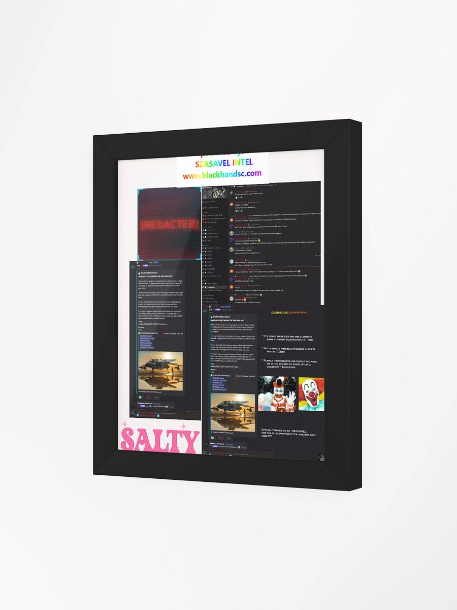 Salty Secrets Whackateers Framed Digital Art Print (limited edition) product image (3)