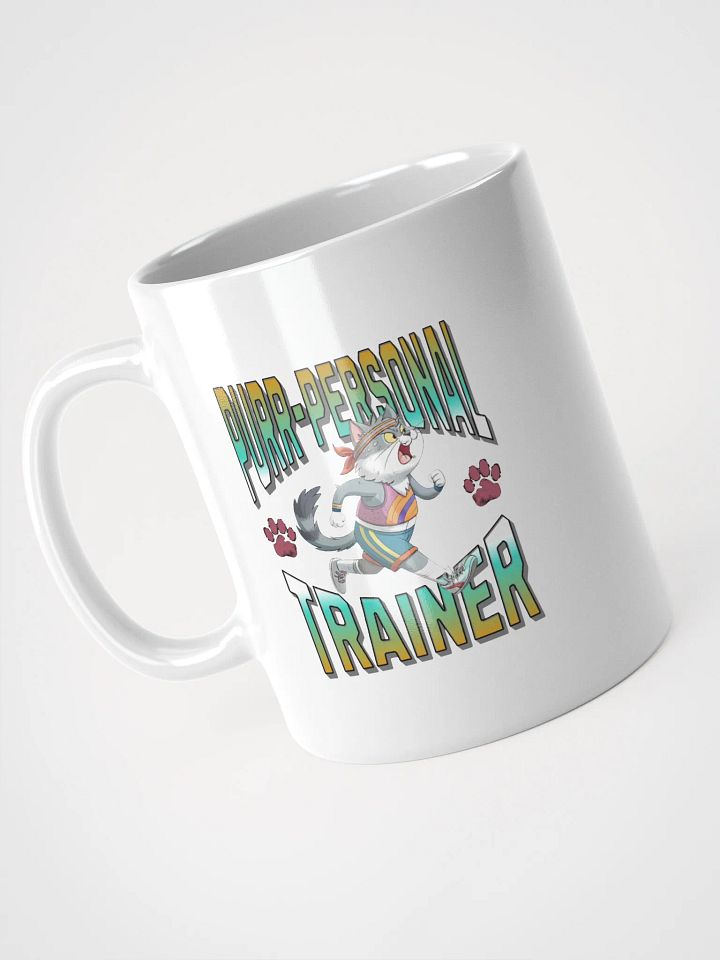 Purr Personal Trainer Cat Mug product image (2)