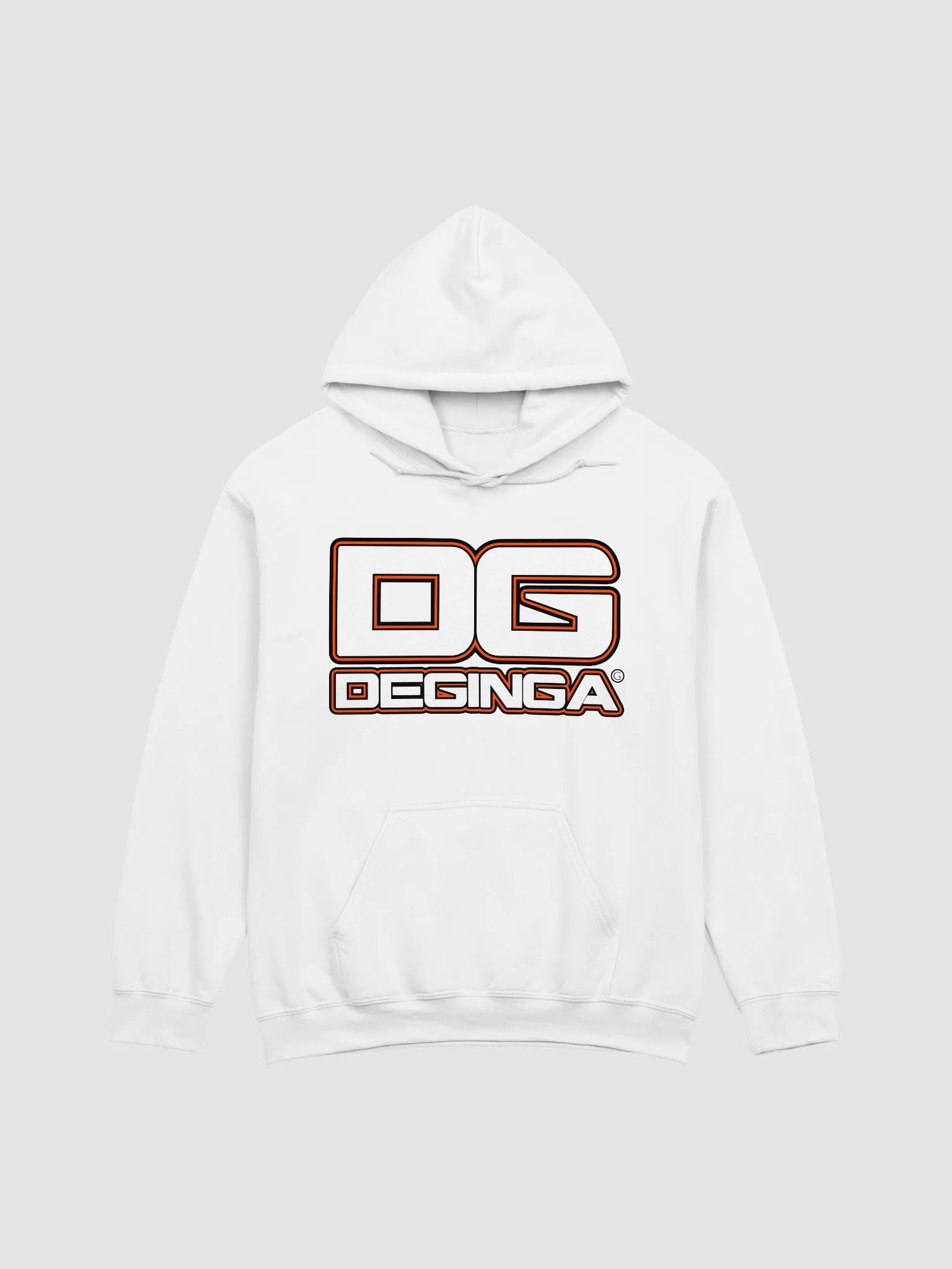 DeGinga White Hoodie product image (1)