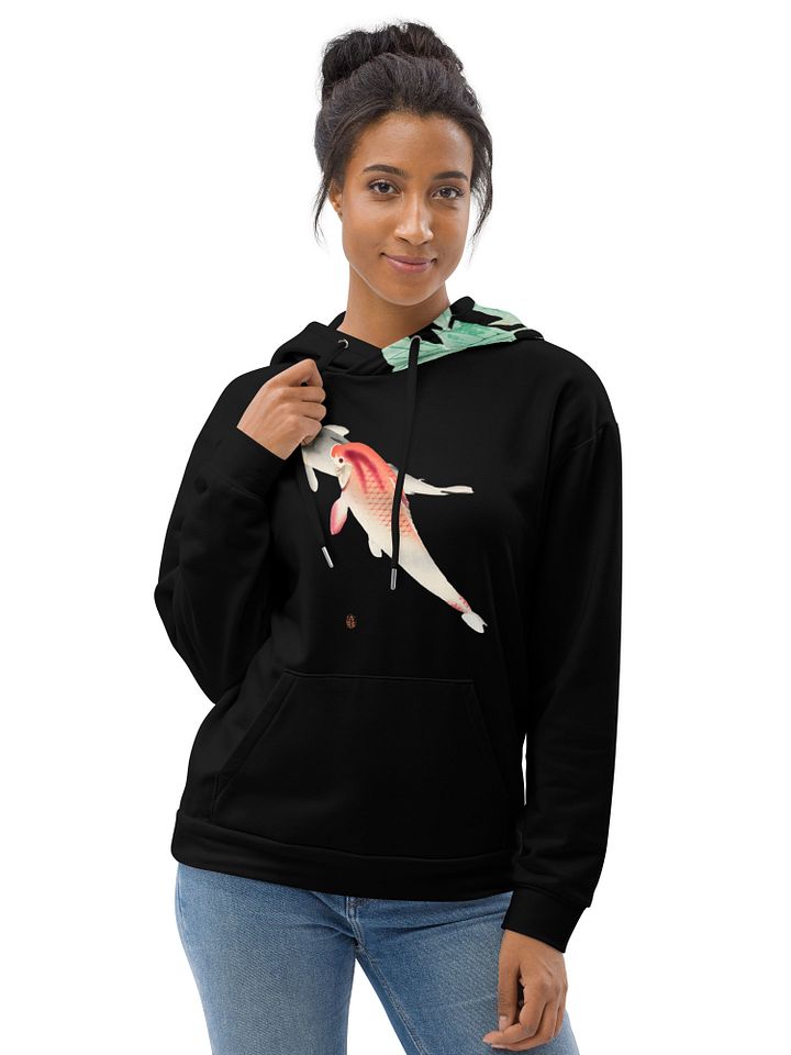 Carp or Koi All-Over Print Recycled Unisex Hoodie product image (2)